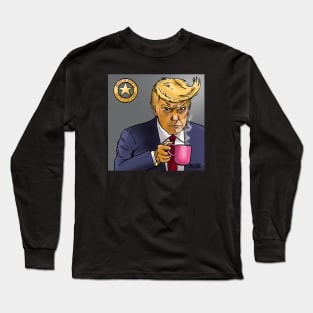 Trump mugshot Long Sleeve T-Shirt